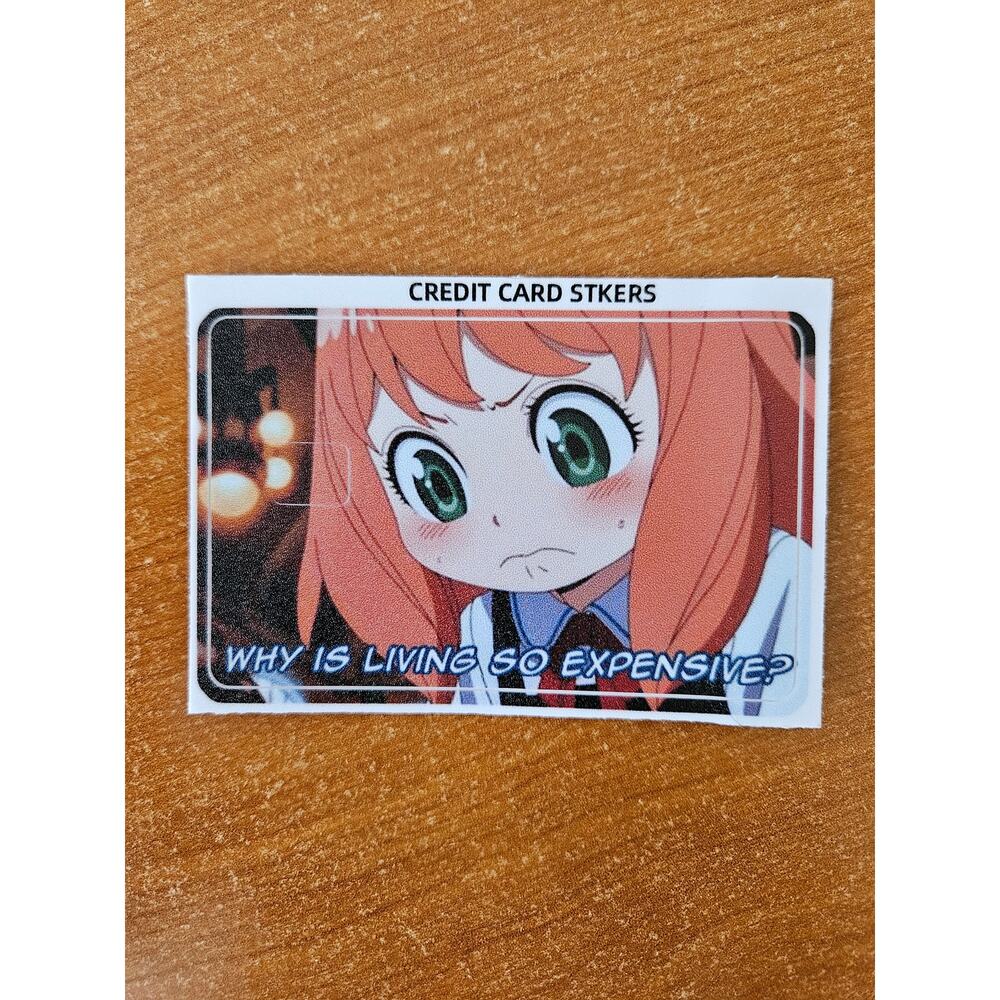Credit Card Skin, Debit Card Skin Sticker Spy X Family Credit Card Skin Sticker